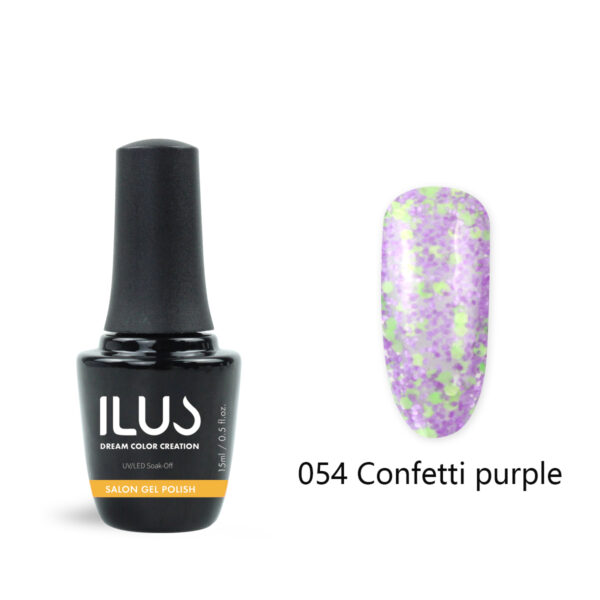 Gel Polish Confetti Purple 15ml