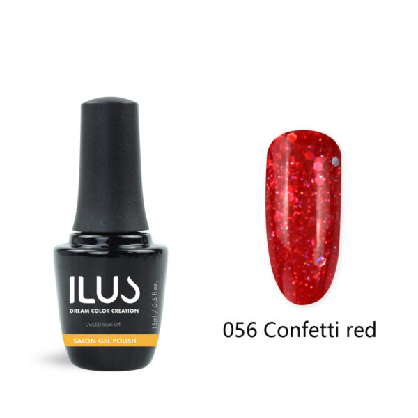 Gel Polish Confetti Red 15ml