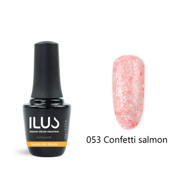 Gel Polish Confetti Salmon 15ml