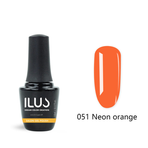 Gel Polish Neon Orange 15ml