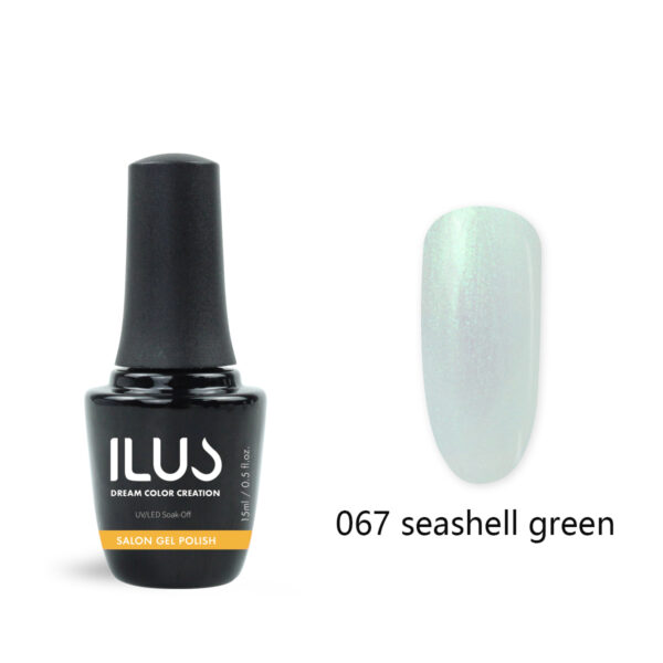 Gel Polish Seashell Green 15ml
