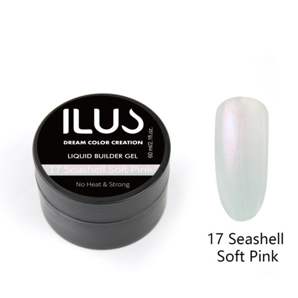 Liquid Builder Gel Seashell Soft Pink 60ml