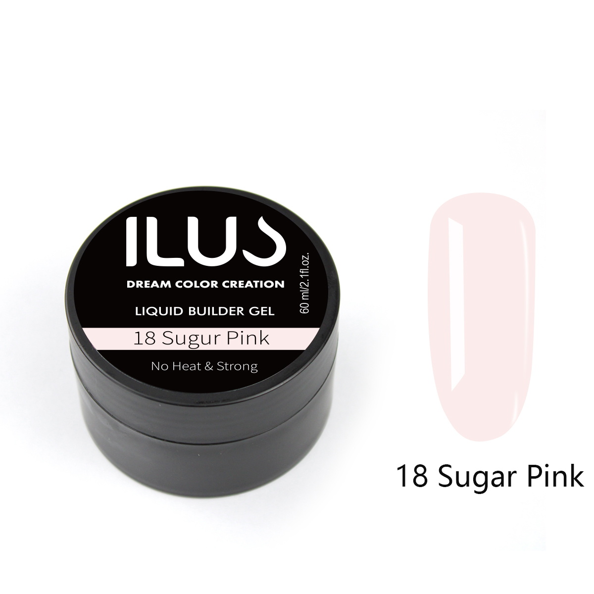 Liquid Builder Gel Sugar Pink 60ml