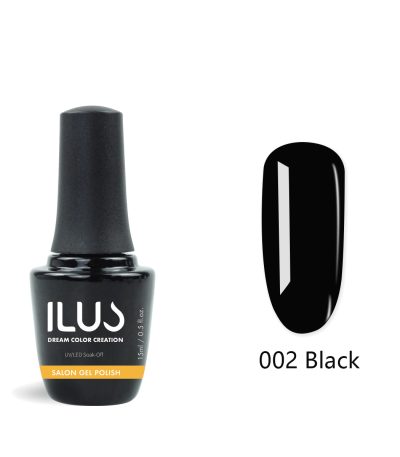 Gel Polish Black 15ml